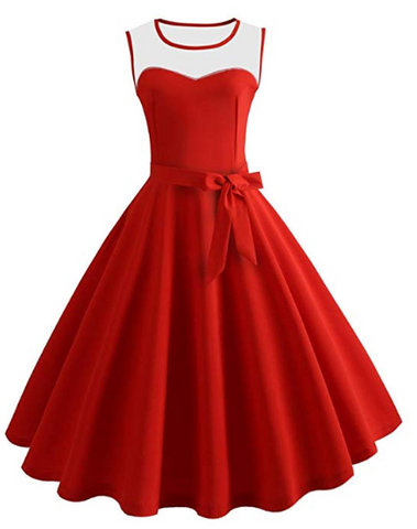 Swing Pleated Dress